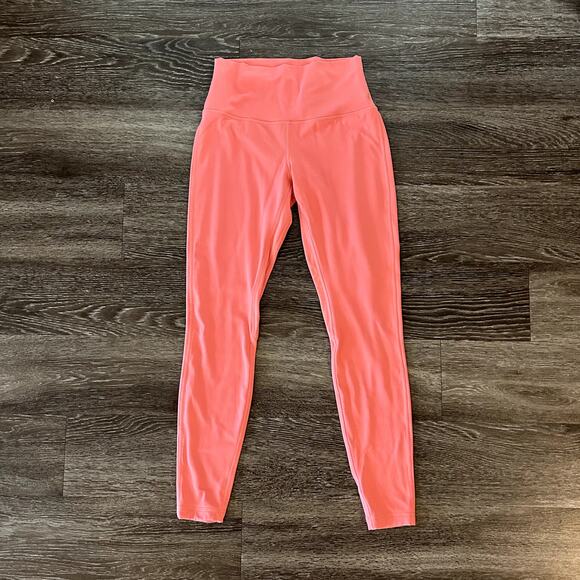 EUC Lululemon Align High-Rise Pant 28” Raspberry Cream Sz 8 Butter Soft Leggings - Picture 2 of 16
